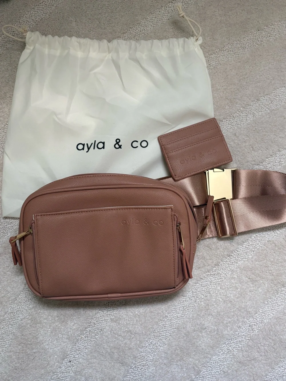 Ayla & Co Fanny Pack Caffe